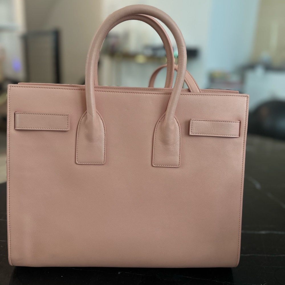 Saint Laurent small Pink Sac De Jour Bag - Picture 7 of 13